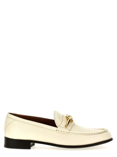 Valentino Garavani Loafers White In Gold