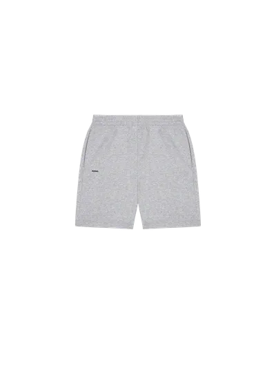 Pangaia 365 Midweight Mid-length Shorts In Grey Marl