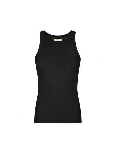 Pangaia Women's 365 Lightweight Rib Tank Top In Black