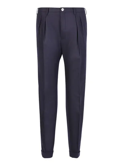 Incotex Trousers In Blue