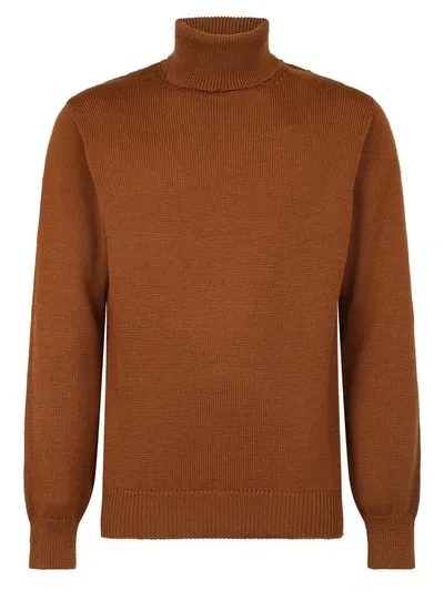 Original Vintage Knitwear In Brown