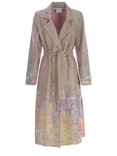 Forte Forte Coat Forte_forte Heaven Made Of Jacquard In Grey