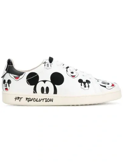 Moa Master Of Arts Mickey Mouse Sneakers In White