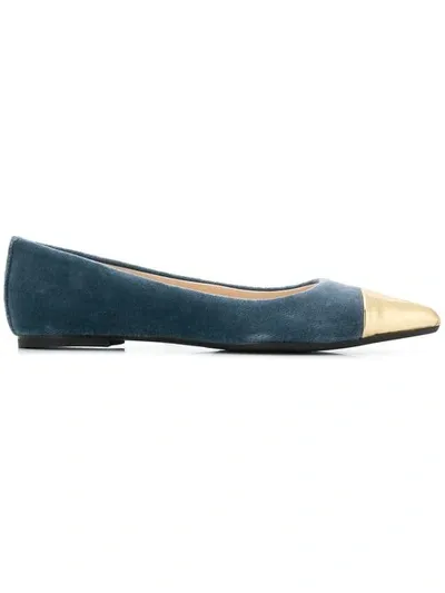 Anna Baiguera Ballerinas Mit Spitzer Kappe In Blue