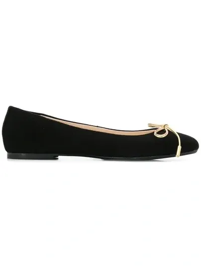 Anna Baiguera Ballerinas Mit Schleife In Black