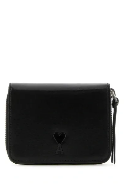 Ami Alexandre Mattiussi Ami Wallets In Black