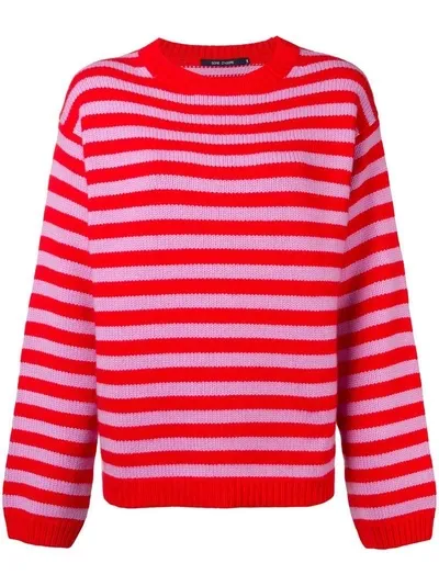 Sofie D'hoore Cashmere Striped Maravilla Sweater In Red