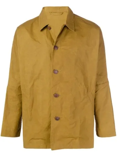 Casey Casey Higa Dropped Shoulder Jacket In Yellow