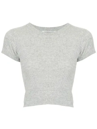 Georgia Alice Little Knit Tee In Grey