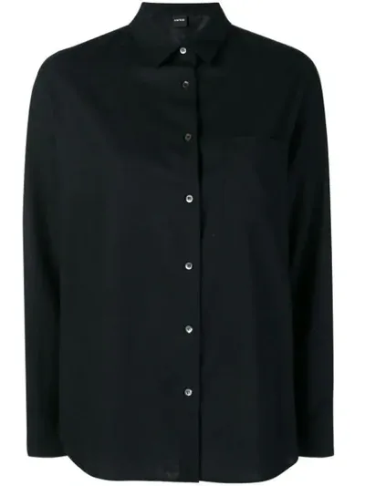 Aspesi Button-down Relaxed Shirt In Blue