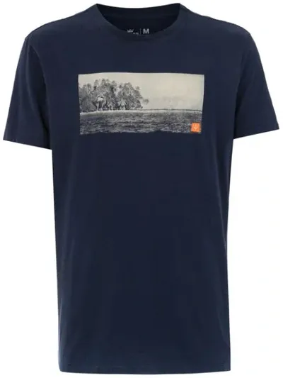 Osklen Printed T-shirt In Blue