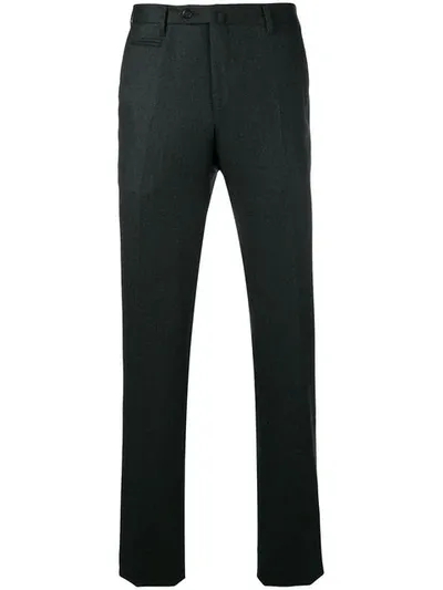 Corneliani Tailored Fitted Trousers In Grey