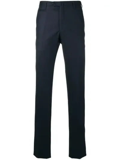 Corneliani Tailored Slim-fit Trousers In Blue