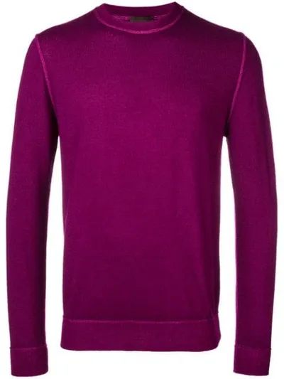 Altea Round Neck Sweater In Pink