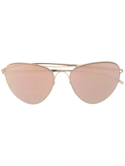 Mykita X Maison Margiela Champagne Gold Sunglasses