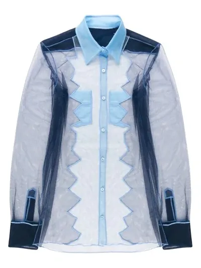 Viktor & Rolf Classic Cut Shirt In Blue