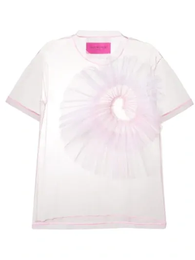 Viktor & Rolf Rainbow Twist Top In Pink