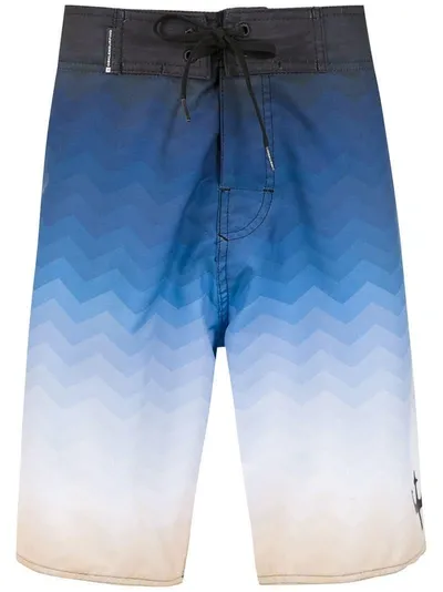 Osklen Printed Swimming Shorts In Blue