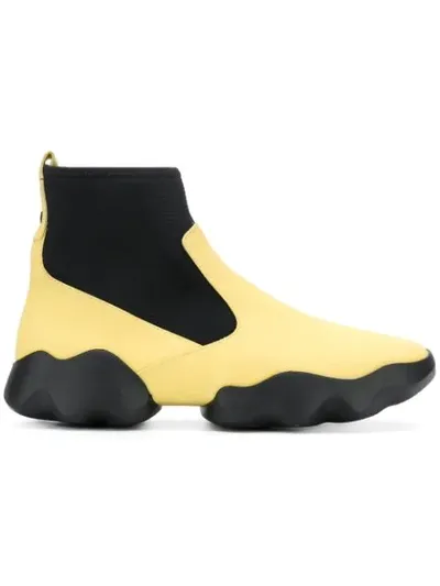 Camper Dub Boots In Yellow