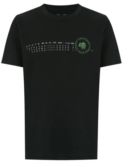 Osklen Printed T-shirt In Black