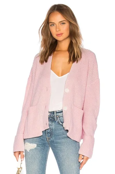 Lovers & Friends Avery Cardigan In Pink