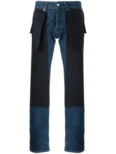 Pre-owned Helmut Lang Inside-out Slim Jeans In Blue