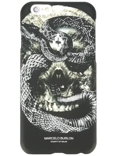 Marcelo Burlon County Of Milan 'bayo' Iphone 6/6s-hülle In Black