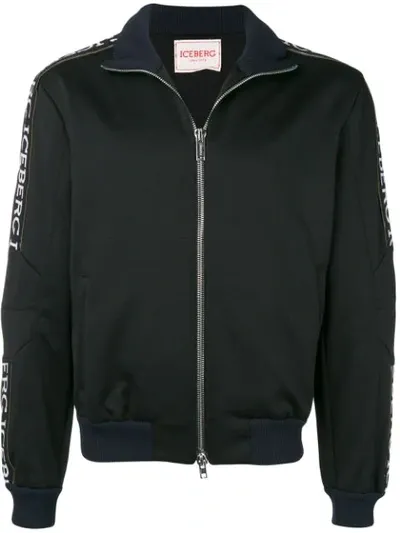 N°21 Sportjacke Mit Logo-streifen In Black