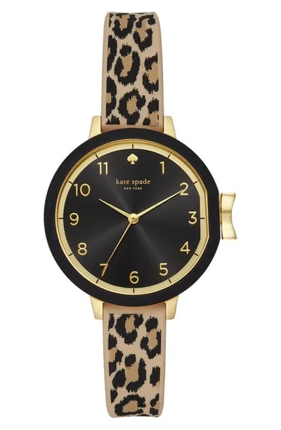 Kate Spade Park Row Quartz Black Dial Ladies Watch Ksw1485