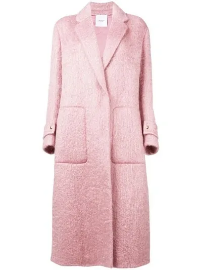 Agnona Oversized Coat In Pink