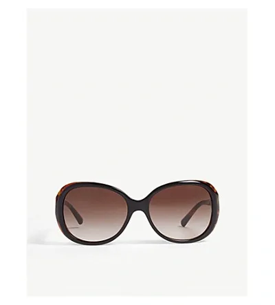 Giorgio Armani Ar8047 Havana Female Sunglasses In Black