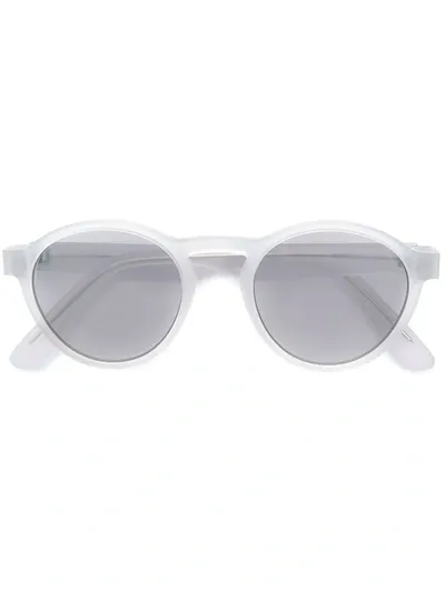 Mykita X Maison Margiela Round Sunglasses In Grey