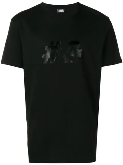 Karl Lagerfeld Karl Print T-shirt In Black