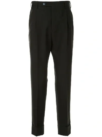 Pt01 Slim-fit Trousers In Black