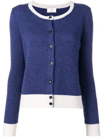 Allude Colour-block Cardigan In Blue