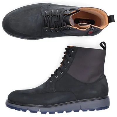 Swims Men's Motion Waterproof Suede Apron Toe Country Boots In Black