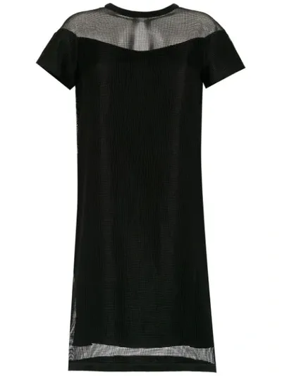 Gloria Coelho Armadura Shift Dress In Black