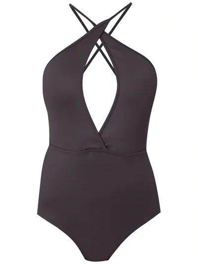 Amir Slama Swimsuit With Cut Detail In Black