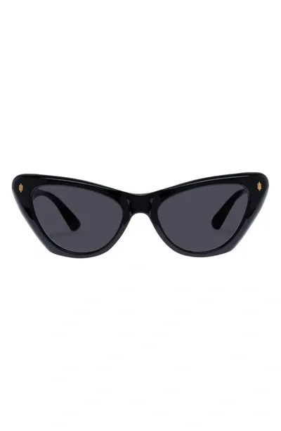 Aire Linea 54mm Cat Eye Sunglasses In Black