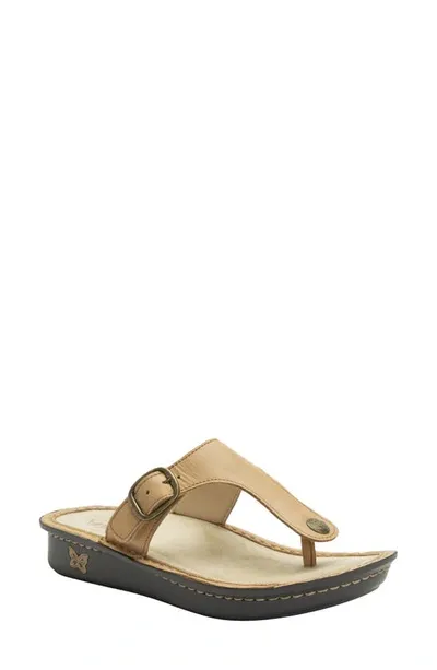 Alegria By Pg Lite Vella Platform Sandal In Sandstone