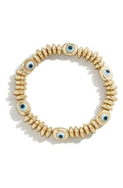 Baublebar Evil Eye Stretch Bracelet In Gold