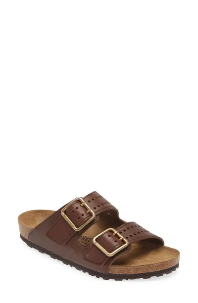 Birkenstock Arizona Bold Slide Sandal In Brown