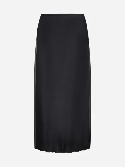 Blanca Vita Galtonia Pencil Midi Skirt In Black