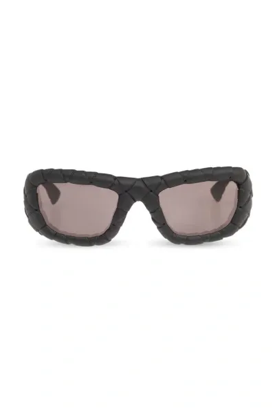 Bottega Veneta Eyewear Square Frame Sunglasses In Black