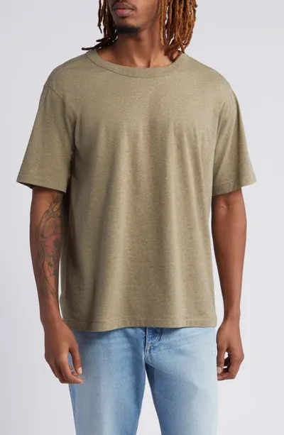 Bp. Crewneck Short Sleeve T-shirt In Olive Night Heather