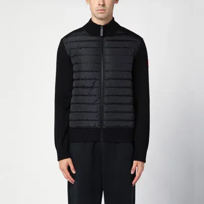 Canada Goose Black Hybridge Knit Puffer Vest