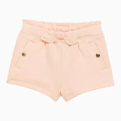 Chloé Pale Pink Cotton Shorts