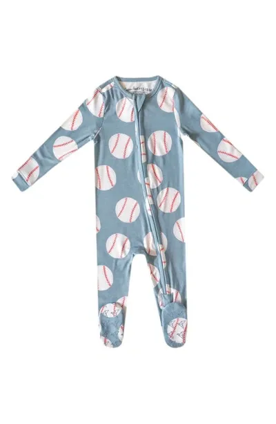 Copper Pearl Babies' Briar Footie In Slugger