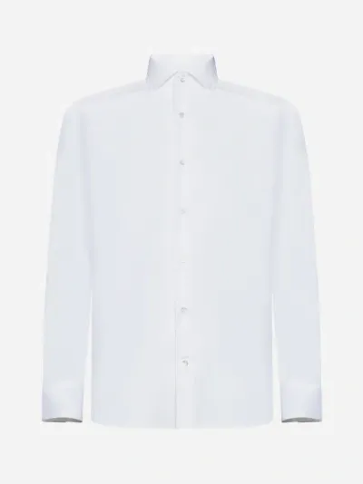 D4.0 Cotton Shirt In White