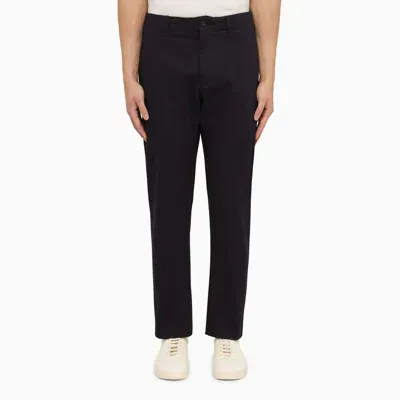 Department 5 Regular Blue Navy Cotton Trousers